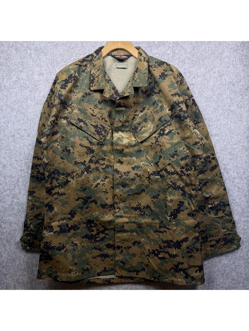 Woodland Digital Camo BDU Uniform Mil-Spec Jacket TRU-SPEC Medium Long